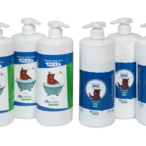 מארז מבצע 3 גיא סבון טיפולי 3.5PH ליטר, 3 טאו קרם לספיגה ארוכה 3.5PH ליטר